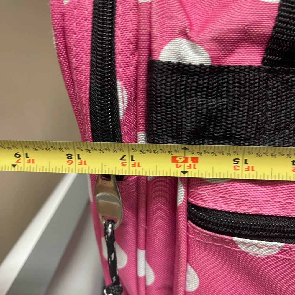 Pink Polka Dot Rockland Tote Bag - Picture 13 of 14